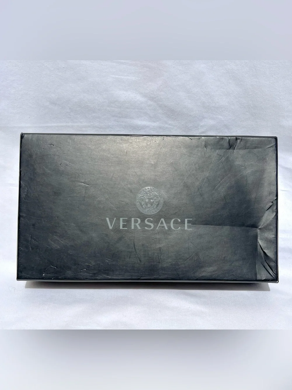 NEW $725 VERSACE Bottle Green Leather GOLD MEDUSA LOGO LargeContinental WALLET